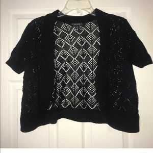 Black knit sweater